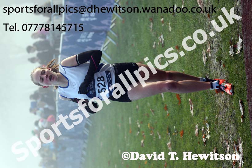 Womens under-17s and Juniors, European Cross Country Trials, Sefton Park, Liverpool. Photo: David T. Hewitson/Sports for All Pics